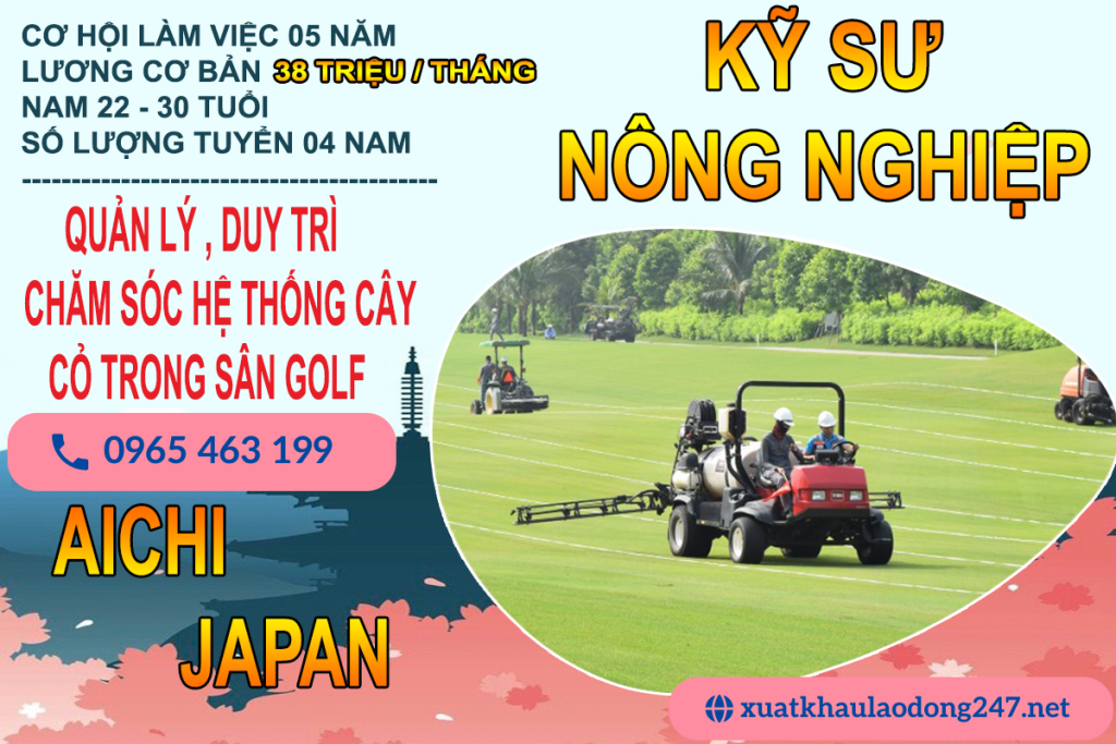Kỹ Sư Nông Nghiệp Quản lý sân golf